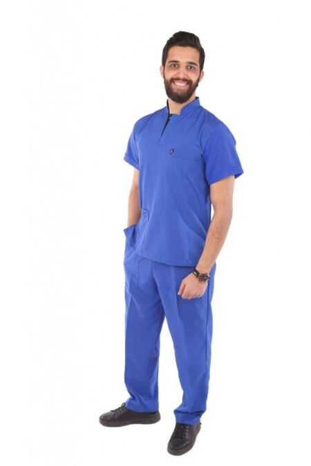 royal scrub set blue