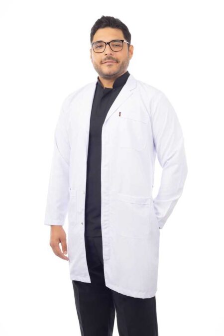 men's classic lab coat