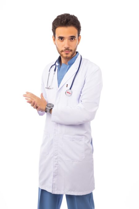 men's classic lab coat