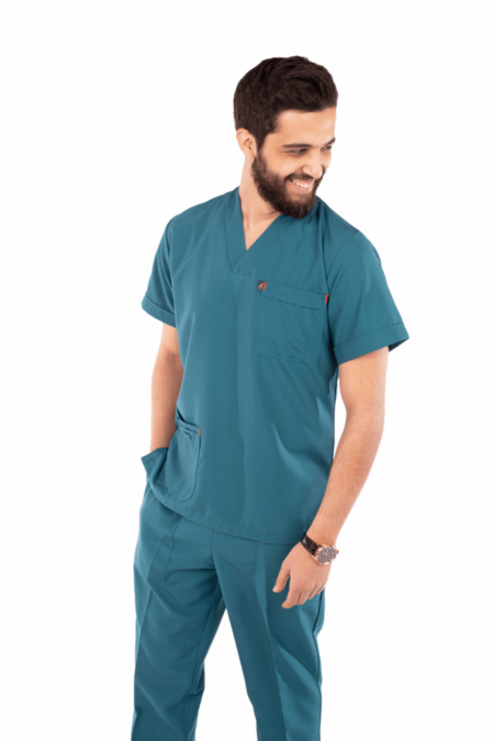 classic scrub set dark teal