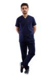 Premium scrub set dark blue