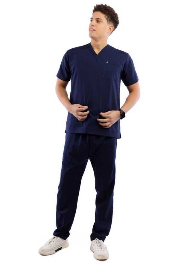 Premium scrub set dark blue