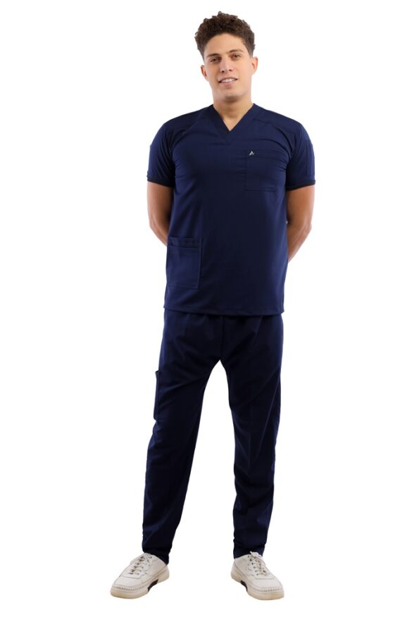 Premium scrub set dark blue